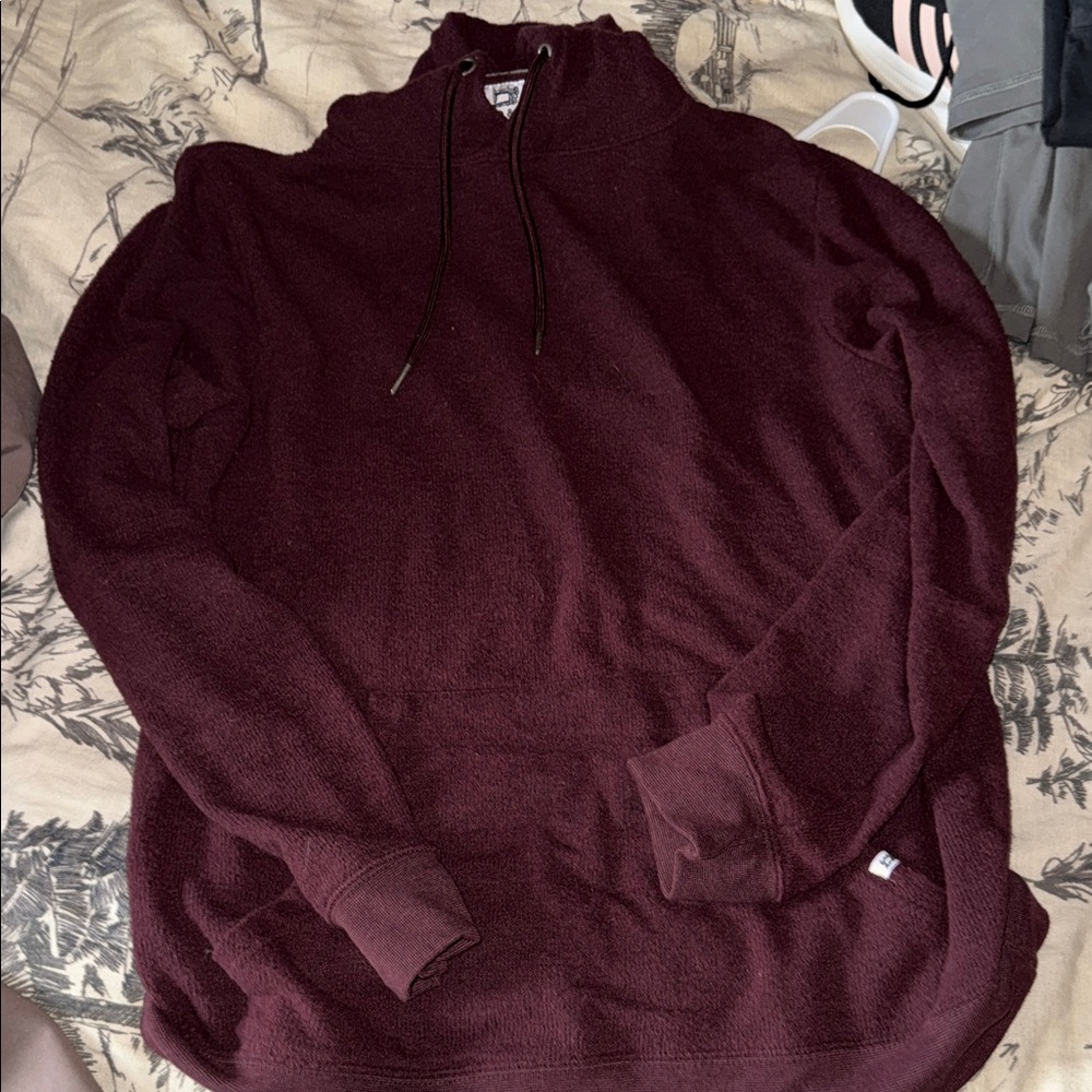 Men's Burgundy Hoodie